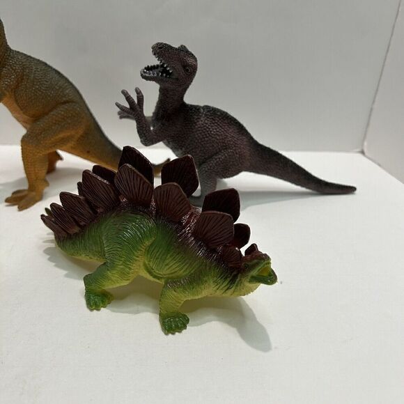 Lot of 6 Boley Dinosaurs Figures Great Detail & Colors - Picture 2 of 5